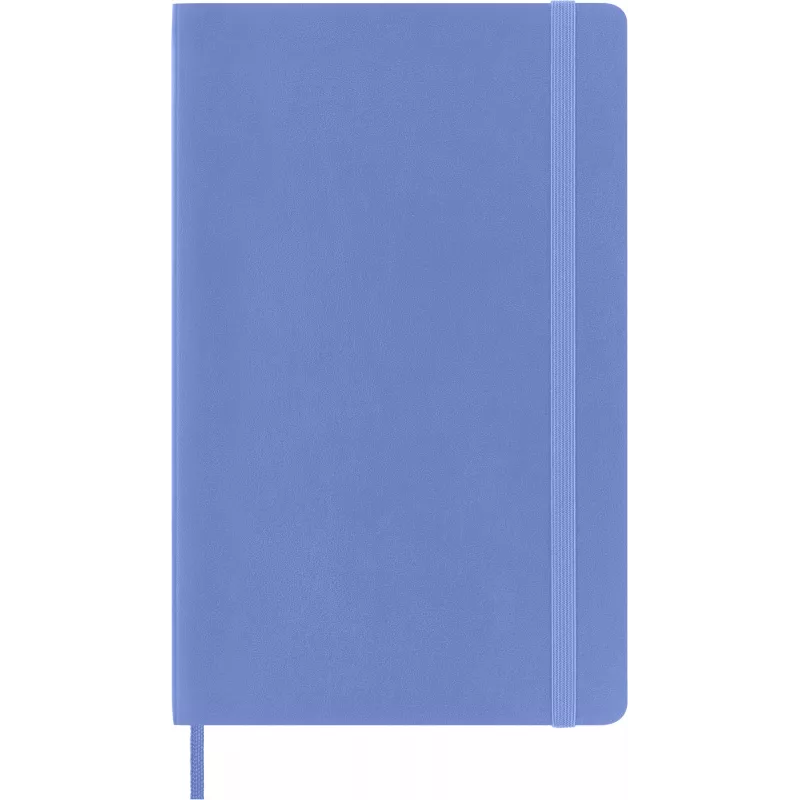Moleskine Classic notebook large A5 gelinieerd hortensiablauw flexibele kaft