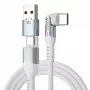 STATIK PowerPivot Pro roterende 2-in-1 USB-C kabel wit 2m