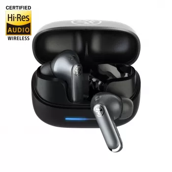 JLab Epic Pods ANC True Wireless Earbuds met Hybride Active Noise Cancellation, Bluetooth 5.3, IP55, 50h Accuduur, Zwart