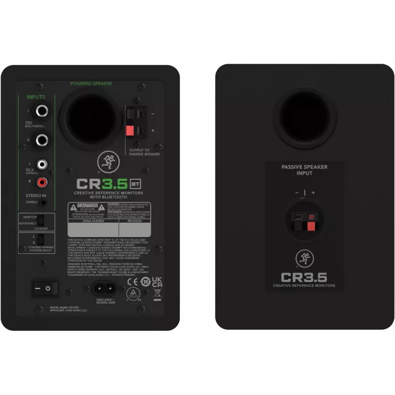 Mackie CR3.5BT Actieve Studiomonitoren met Bluetooth