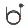 Twelve South PowerCord EU 30W USB-C wandlader met 3m gevlochten kabel (leisteen)