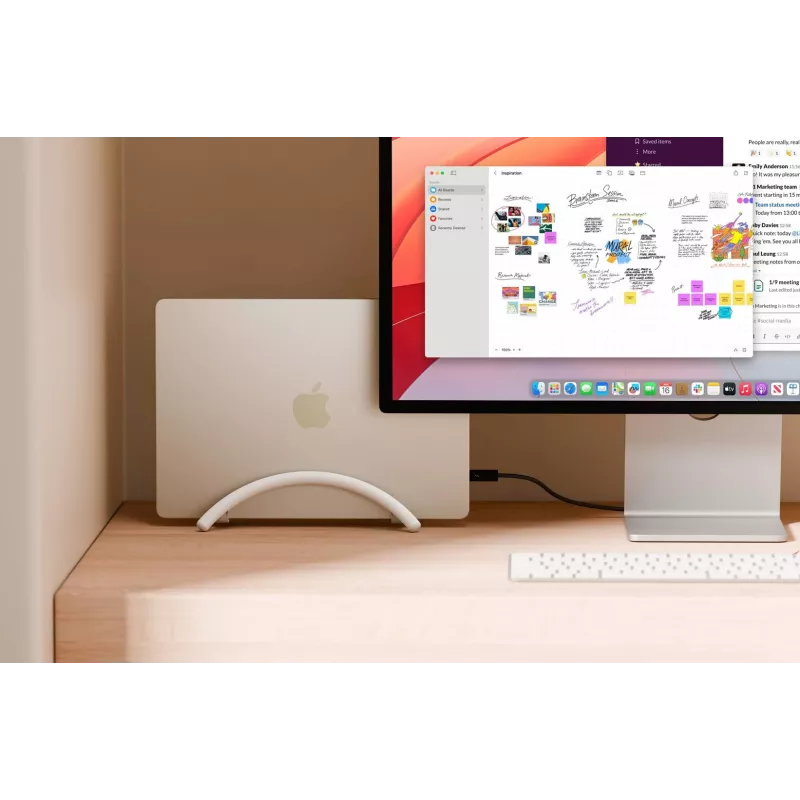 Twelve South BookArc Flex verticale laptopstandaard voor MacBook - wit
