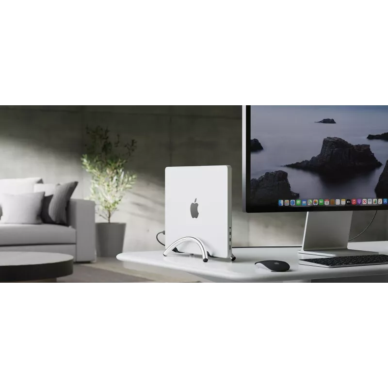 Twelve South BookArc Flex verticale laptopstandaard voor MacBook - chroom