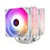 Thermalright Peerless Assassin 120 White ARGB dual tower CPU-luchtkoeler, 6 heatpipes, 2x120mm PWM-ventilatoren, 265W TDP, LGA1700/AM5