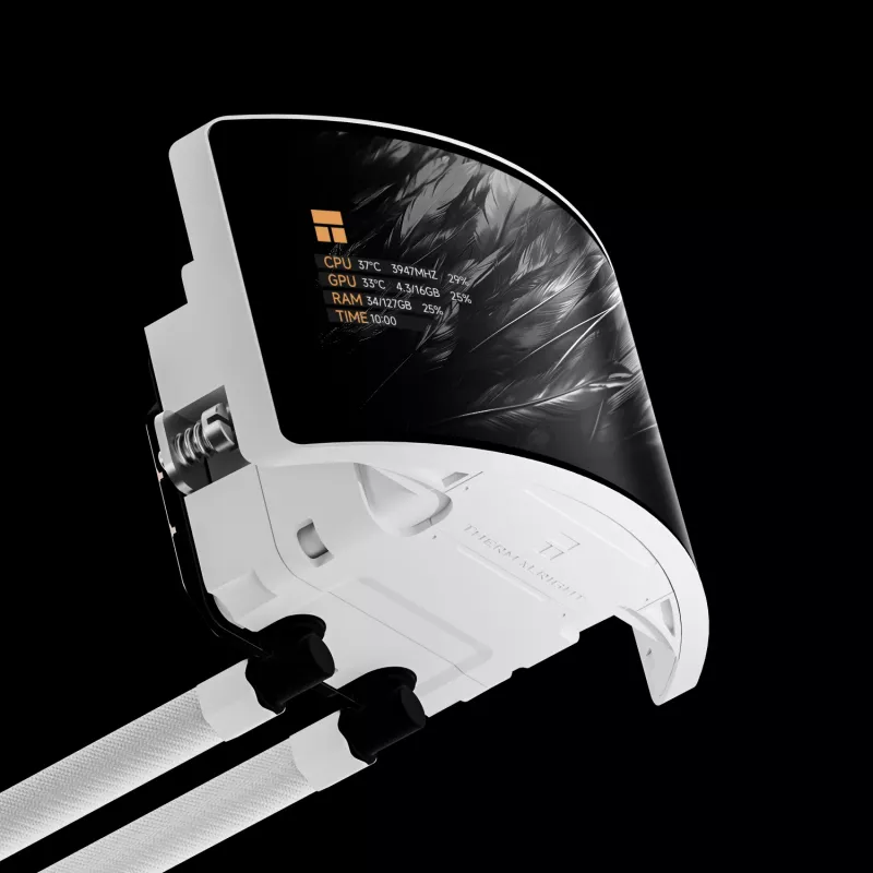 Thermalright Rainbow Vision 360 Turbo ARGB White 360mm all-in-one vloeistof-CPU-koeler