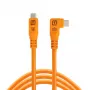 Tether Tools TetherPro USB-C Optima 10G Right-Angle oranje 3m