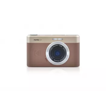 Kodak PixPro C1 digitale camera bruin + 16GB geheugenkaart