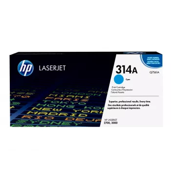 HP 314A originele tonercartridge cyaan Q7561A voor Color LaserJet 2700, 3000-serie