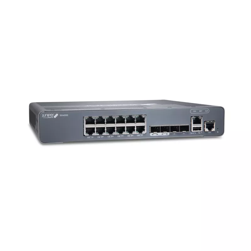 Juniper EX Series EX4000-12T switch - L3 managed - 12 poorten Gigabit PoE+