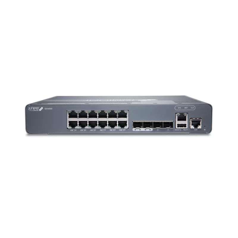Juniper EX Series EX4000-12T switch - L3 managed - 12 poorten Gigabit PoE+