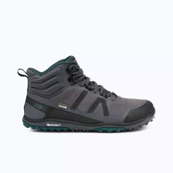 Xero Shoes Scrambler Mid II WP dames wandelschoenen - asfalt/sea moss, EU 39