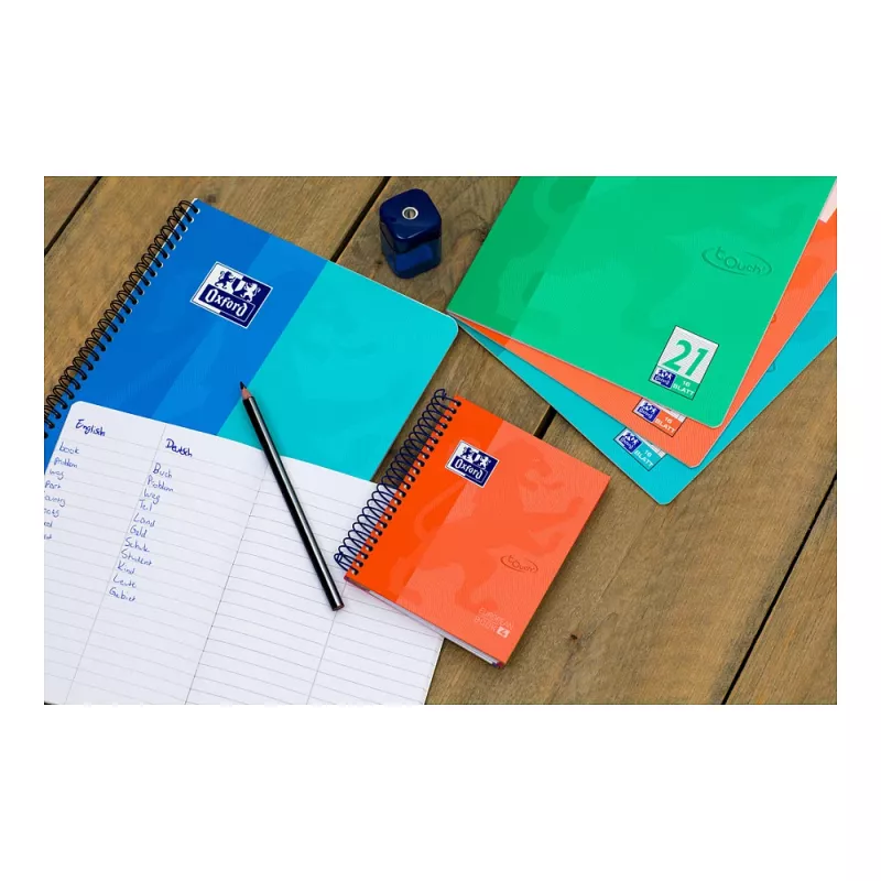 Oxford College Block European Book Touch A6 geruit 120 vel 90 g/m² Optik Paper