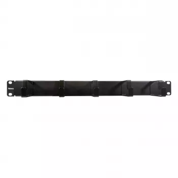 Televes UKO5R 19 inch 1U frontplaat met 5 kabeldoorvoeren, lichtgrijs