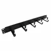 Televes UKO5R 19 inch 1U frontplaat met 5 kabeldoorvoeren, lichtgrijs