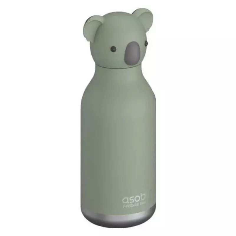 Asobu Bestie Koala 460 ml RVS-waterfles
