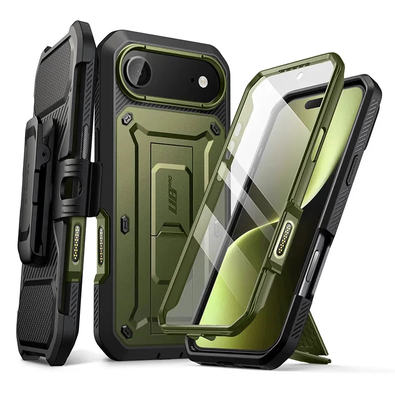 SUPCASE Unicorn Beetle PRO robuuste hoes voor Apple iPhone Air, donkergroen (Guldan)