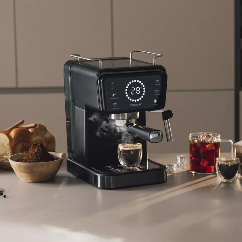 Cecotec Power Espresso Touch ColdBrew espressomachine, 20 bar, 1500 W, 1,5 L, zwart