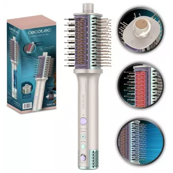 Cecotec CeramicCare Allin1 heteluchtborstel, 1500 W, 4-in-1: föhn, styler, luchtborstel en stijltangborstel