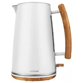 Cecotec Thermosense 400 White Woody elektrische waterkoker