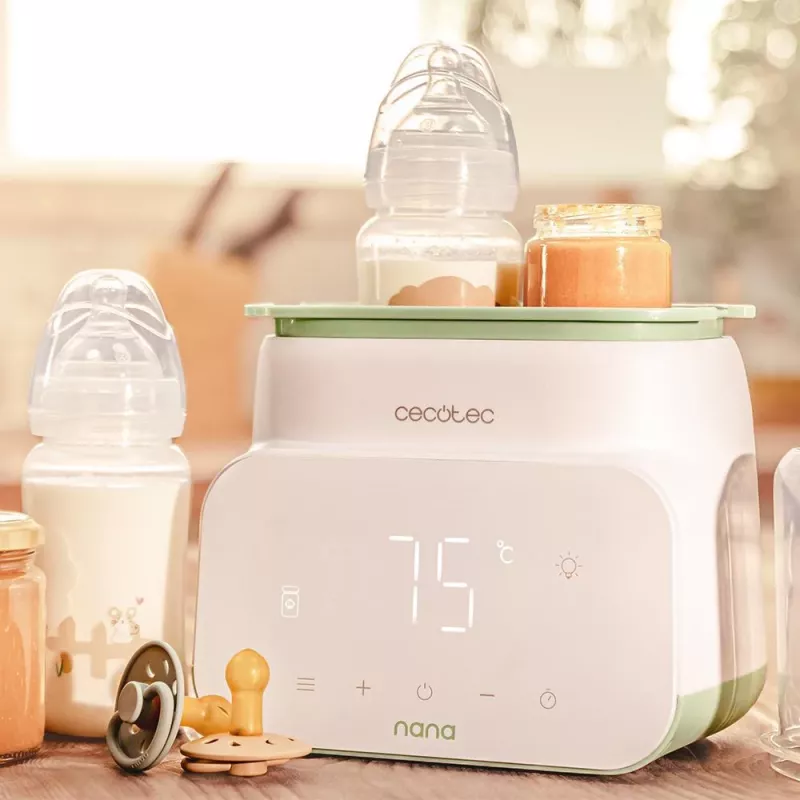 Cecotec Nana BabyCare dubbele flessenwarmer & sterilisator