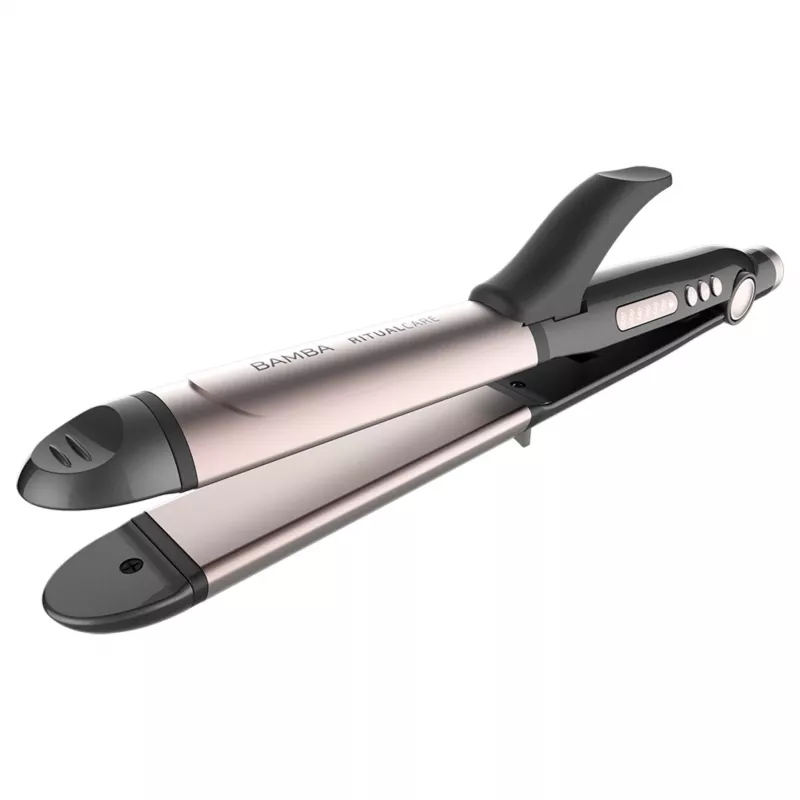 Cecotec Bamba RitualCare 1000 Ceramic 2in1 haartang en krultang, zwart/roségoud