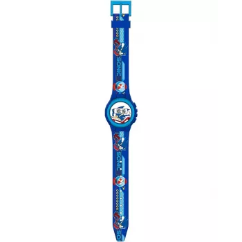 KINDER digitaal horloge Sonic The Hedgehog SNC4316M - blauw siliconenbandje