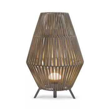 NewGarden Conta 70 accu-LED-vloerlamp taupe grijs
