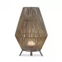 NewGarden Conta 70 accu-LED-vloerlamp taupe grijs
