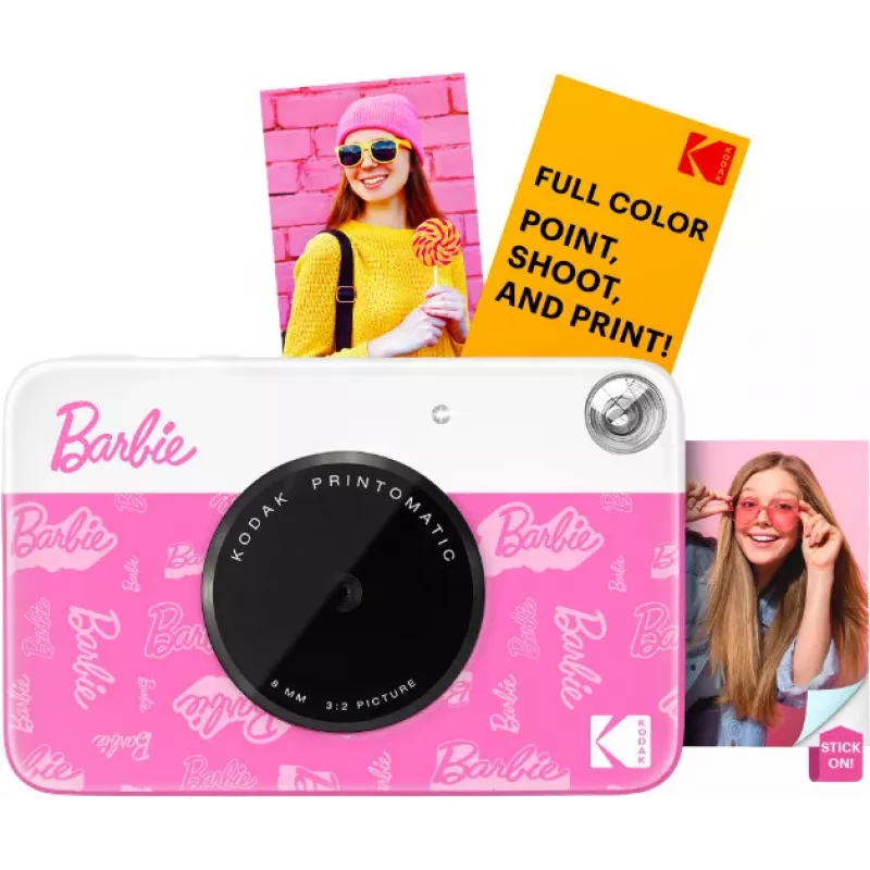 KODAK Printomatic Barbie Edition instant digitale camera 5MP + 5 vel ZINK fotopapier roze