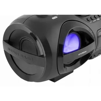 Hyundai TRC985BT draagbare cd-boombox met bluetooth, FM/AM-radio, MP3/USB-weergave, zwart