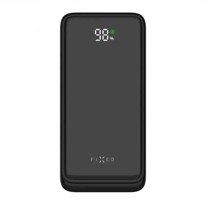 Fixed Zen2 20 Powerbank, 20000 mAh, PD 20 W, lcd-display, zwart