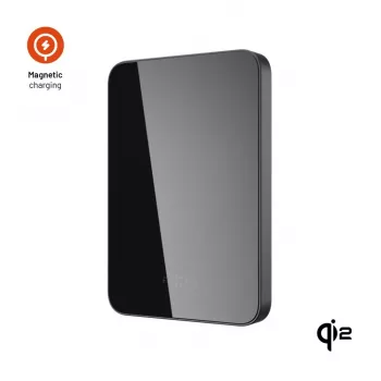 Fixed MagZen 5 Crystal Qi2 Standard 5000 mAh zwart