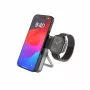 Fixed MagZen5 standaard met geïntegreerde Apple Watch- en MagSafe-oplader, 5000 mAh grijs