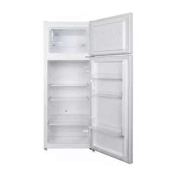 CHiQ CTM216LWD vrijstaande koel-vriescombinatie 211L totale capaciteit, 170L koelkast, 41L vriezer, wit, LED-verlichting, omkeerbare deur, energieklasse D