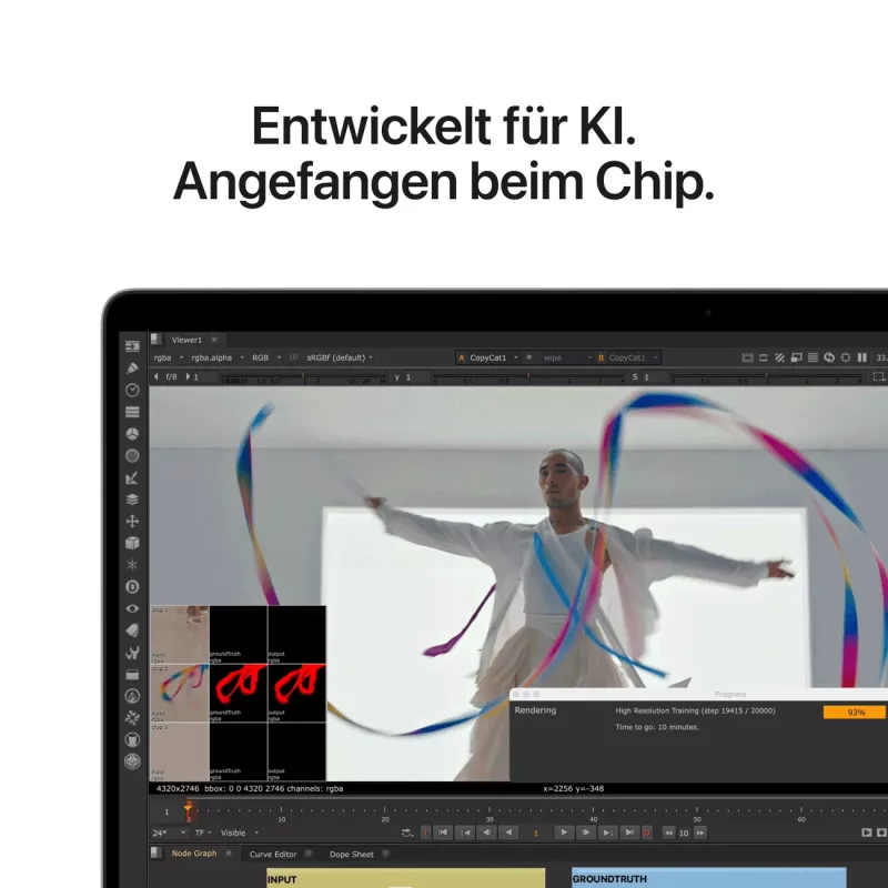 Apple MacBook Pro 16 inch M5 zilver / M5 Pro 18-core CPU, 20-core GPU / 64GB RAM / 1TB SSD / Duits toetsenbord