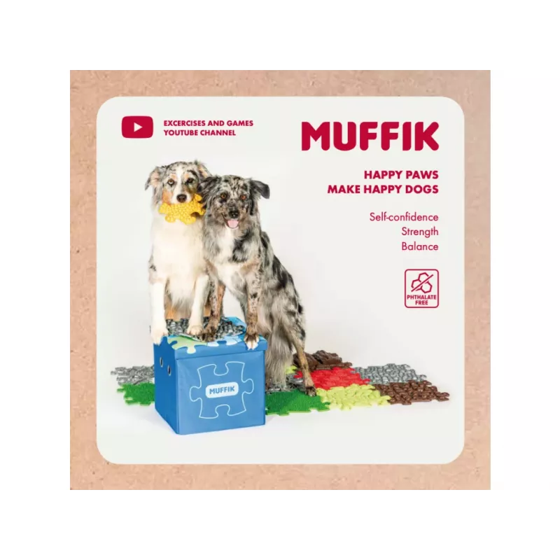 Muffik orthopedische sensorische matten set 8-in-1 voor honden MFK-069