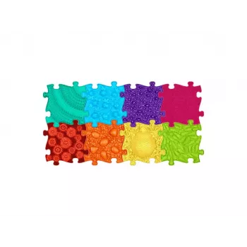 Muffik orthopedische sensorische mat set 8-in-1 regenboog 8 puzzelmatten sensorisch Muffik / Rainbow / MFK-079