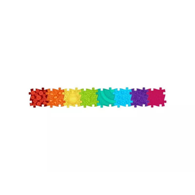 Muffik orthopedische sensorische mat set 8-in-1 regenboog 8 puzzelmatten sensorisch Muffik / Rainbow / MFK-079