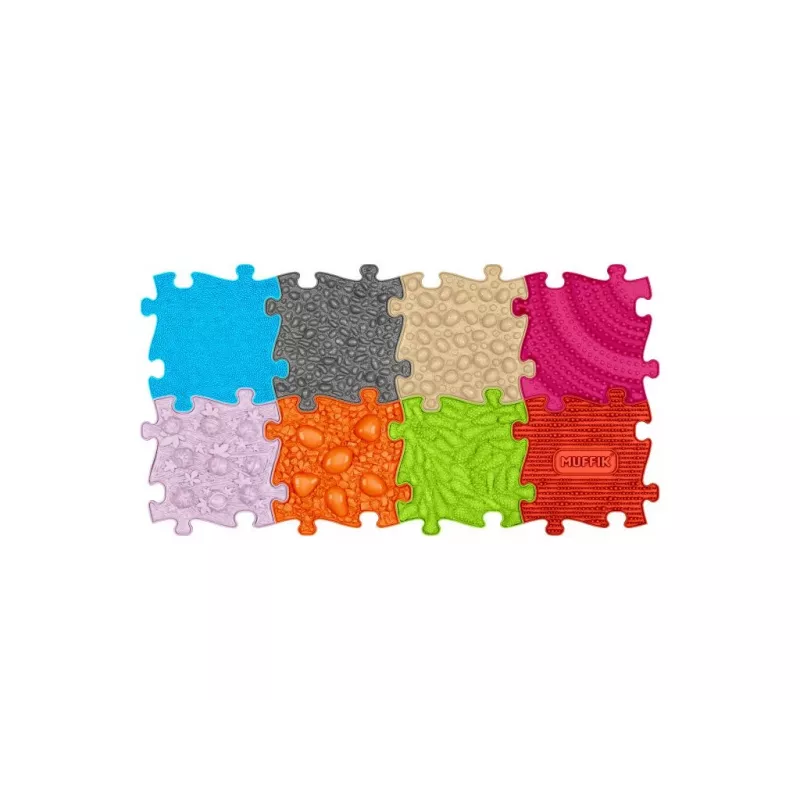 Orthopedische sensorische matten set 8-in-1 medium 8 puzzelmatten Muffik MFK-020-01