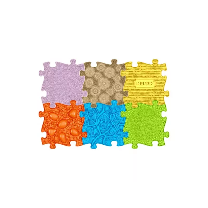 Sensorische orthopedische puzzelmat 6-in-1 medium 6 delen Muffik MFK-023-01