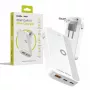 Mobile Origin 65W GaN Slim dual USB-C single USB-A wandlader, wit