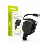 Mobile Origin 90W autolader CA22 USB-C+USB-A met 2x 60cm kabels