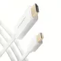 AXAGON Mini DisplayPort naar HDMI-adapterkabel 4K/30 Hz 1,8 m wit