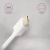 AXAGON Mini DisplayPort naar HDMI-adapterkabel 4K/30 Hz 1,8 m wit