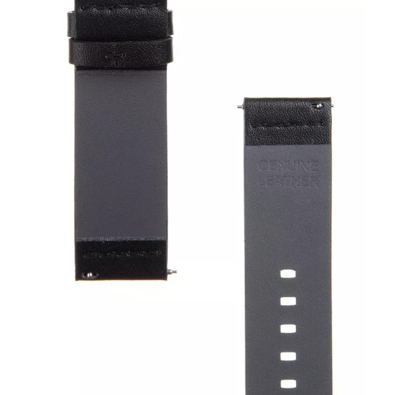 Tactische leren band 22mm zwart