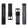 Tactische leren band 22mm zwart
