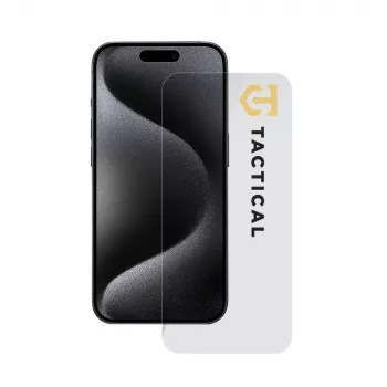 Tactical Glass Shield 2.5D voor iPhone 15 Pro Clear