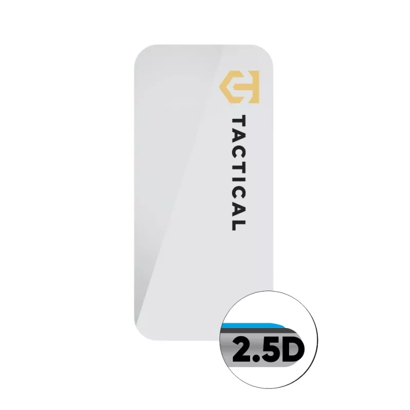 Tactical Glass Shield 2.5D voor iPhone 15 Pro Clear
