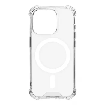 Tactical Back Cover MagForce Plyo voor iPhone 15 Pro, transparant