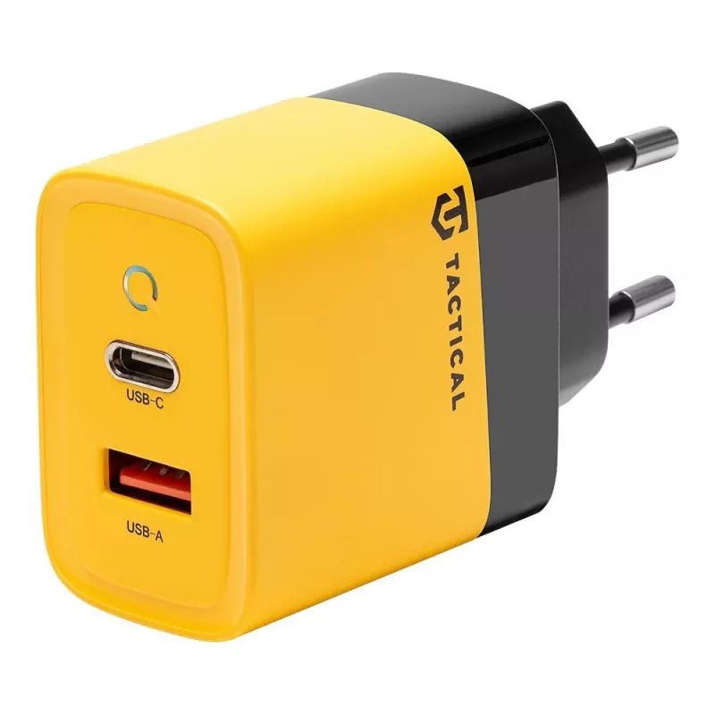 Tactical Microgrid GaN 45W gele wandlader met USB-C